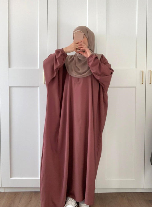 Abaya ANISA - Dunkelrosa
