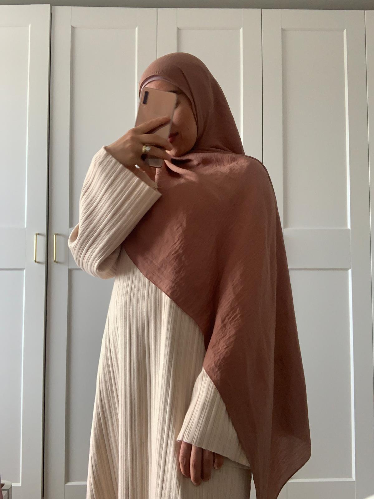 NEU! Strickkleid/Abaya AMIRA Beige