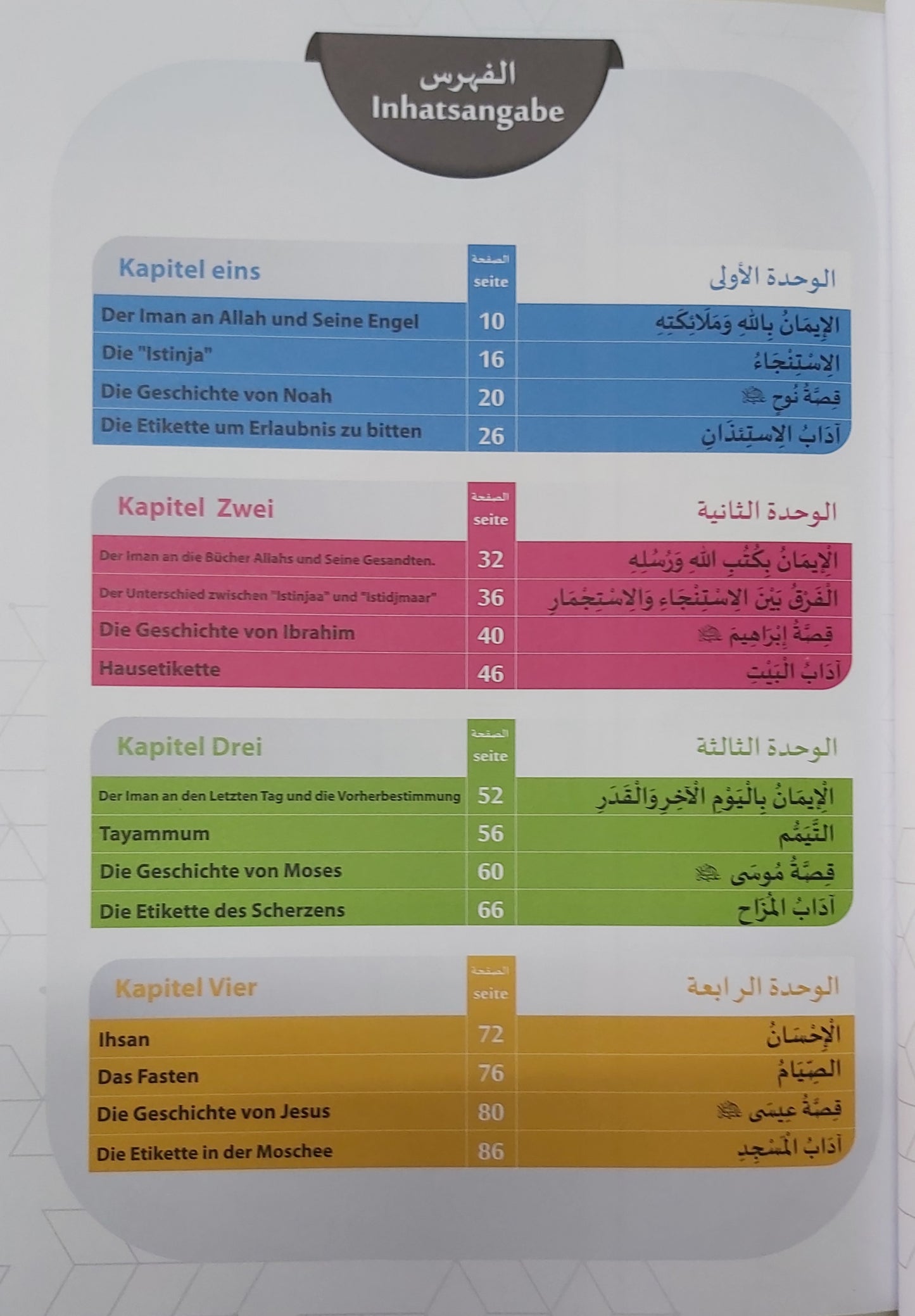 Lehre mich den Weg meines Lebens-Die dritte Stufe المستوى الثالث