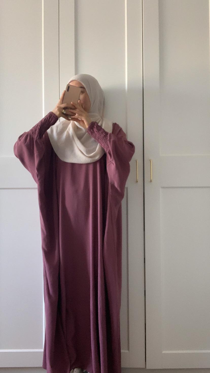 NEU! Abaya YASMINA Violett - Medinaseide