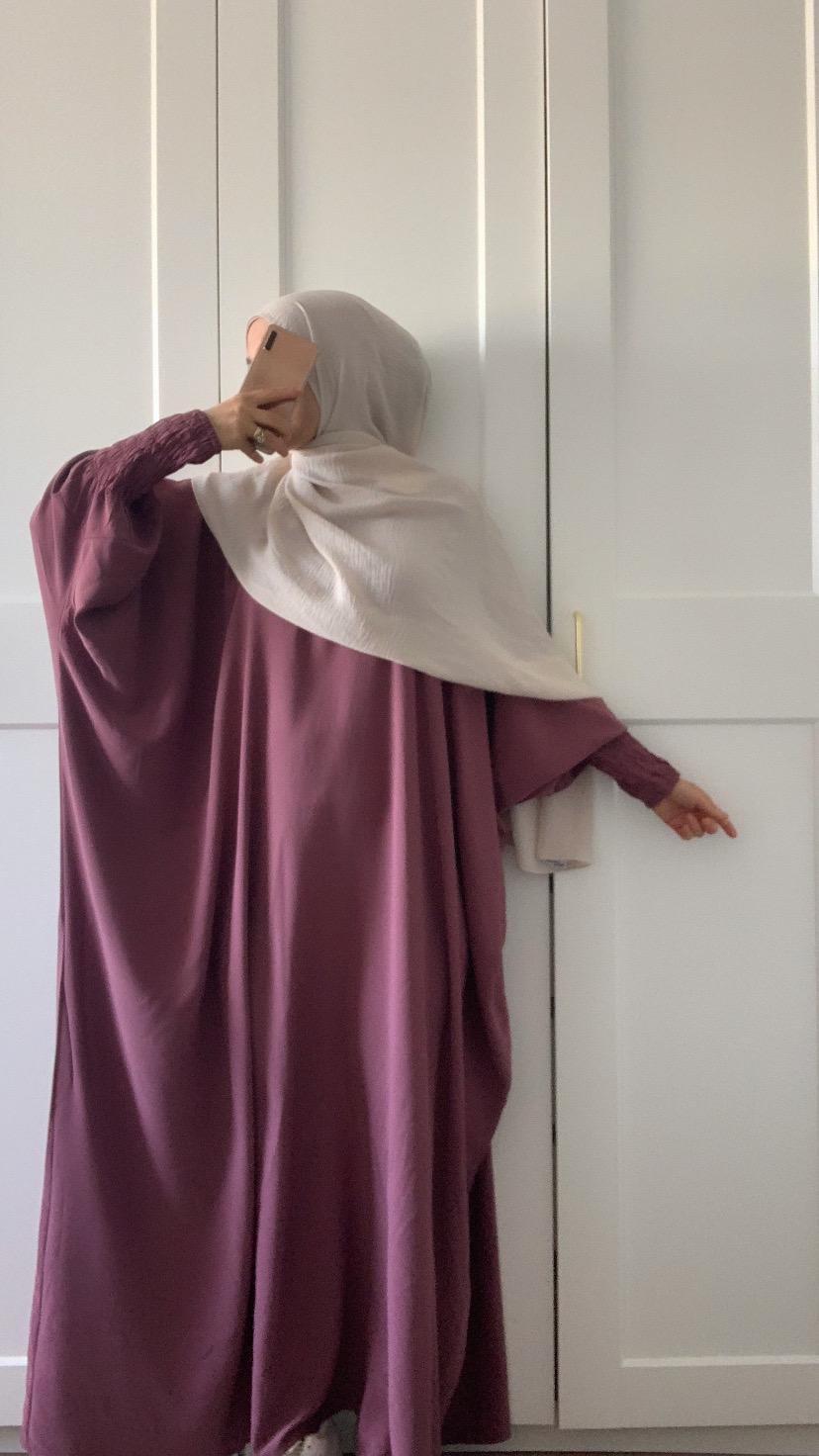 NEU! Abaya YASMINA Violett - Medinaseide