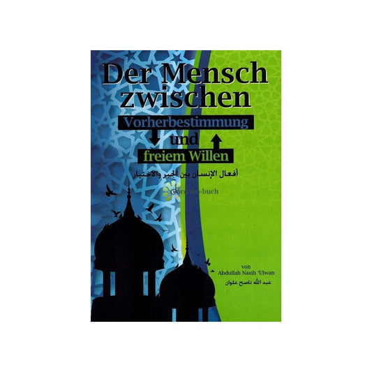 Symbolische Darstellung des Menschen zwischen Vorherbestimmung und freiem Willen – Weggabelung zwischen Schicksal und Freiheit