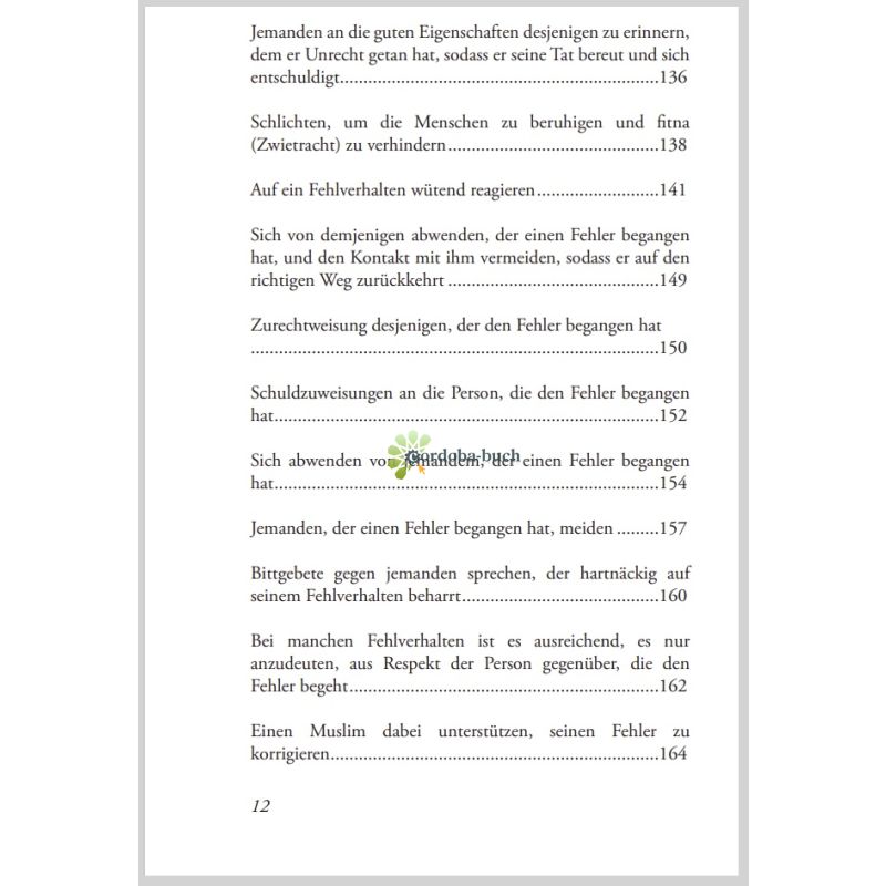 Wie der Prophet s.s. die Fehler seiner Mitmenschen korrigierte