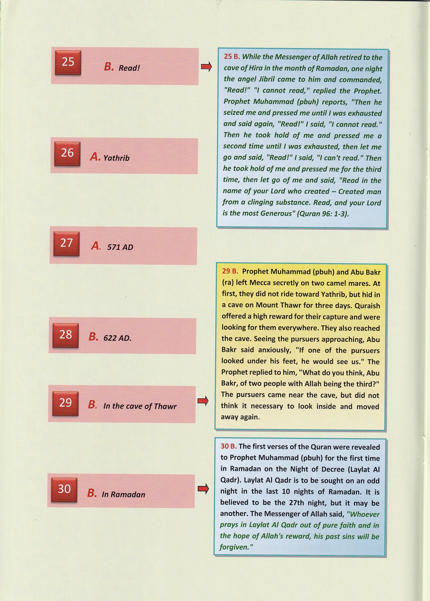 100 Questions about Prophet Muhammad s.s.