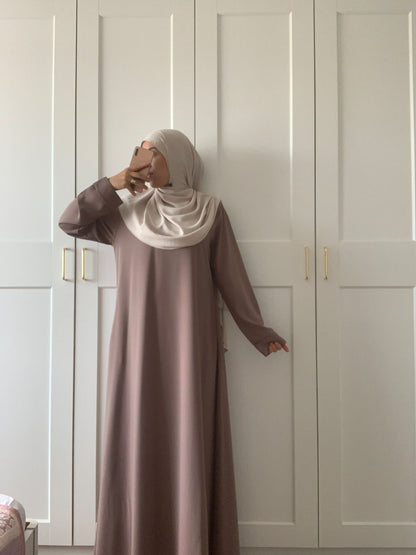 NEU! Abaya TASNEEM Taupe (42/44)