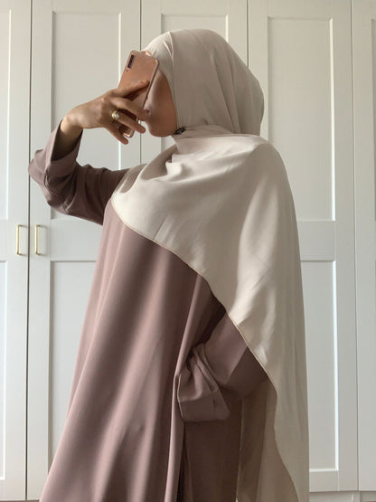 NEU! Abaya TASNEEM Taupe (42/44)