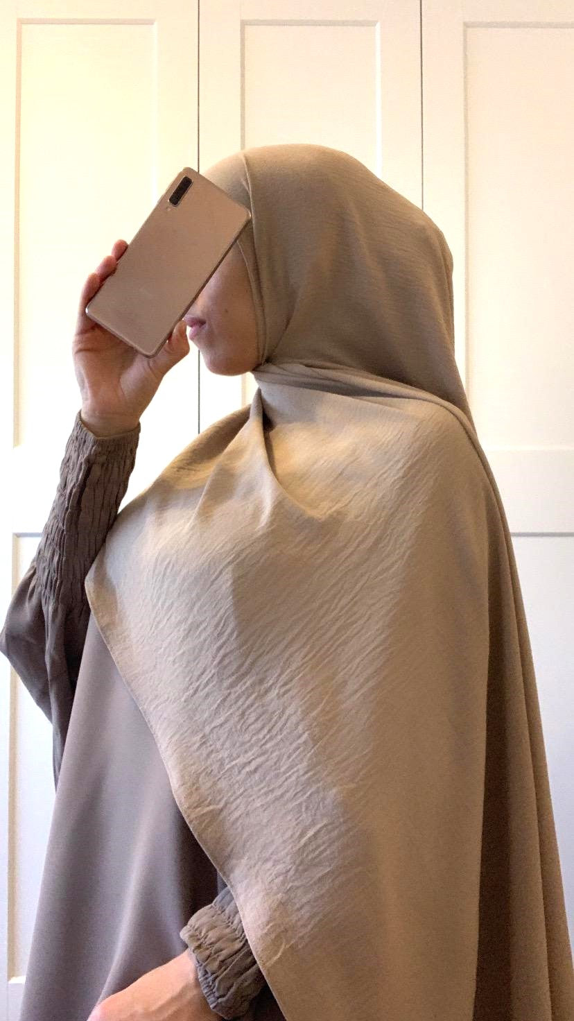 Schal Jazz Hellbeige (72x200 cm)