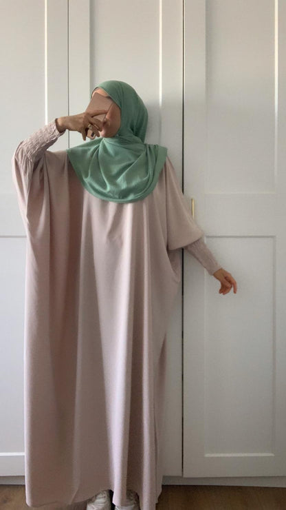 NEU!  Abaya YASMINA - Beige - Medinaseide